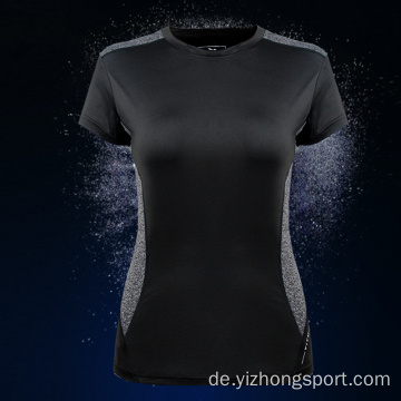 Feuchtigkeitstransportierende Dry Fit Damen T-Shirt Joggen